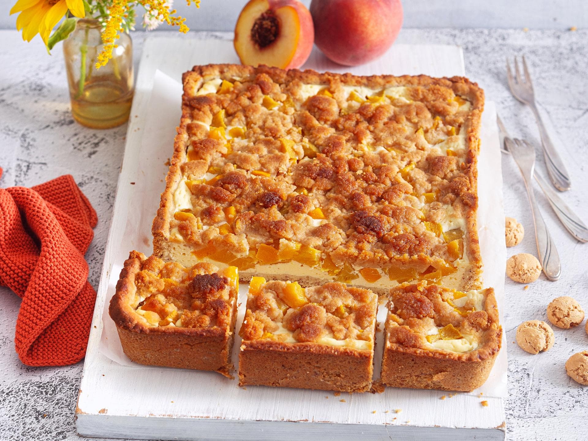 Pfirsichkuchen Pfirsichkuchen