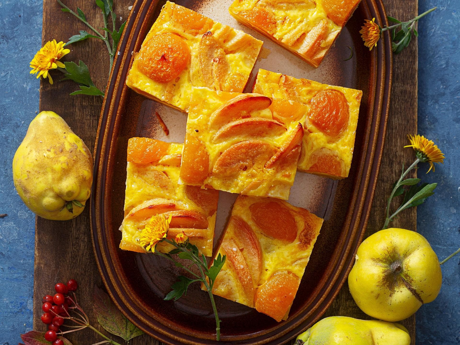 Quitten-Aprikosen-Kuchen Quitten-Aprikosen-Kuchen
