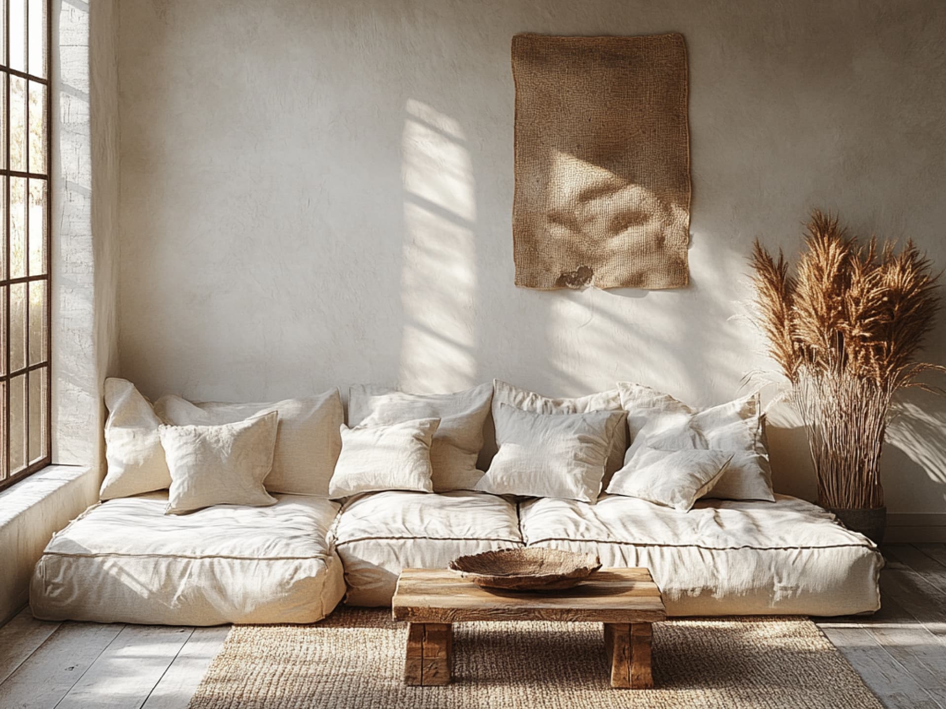 Ein minimalistisches Wohnzimmer Minimalistisch wohnen - Idee fürs Wohnzimmer