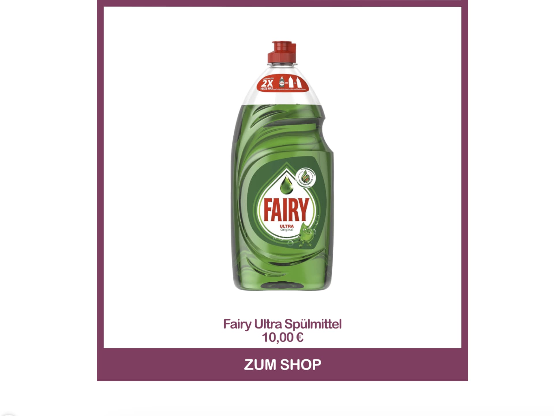 Fairy Ultra Spülmittel Pfannenboden reinigen mit Fairy Ultra Spülmittel