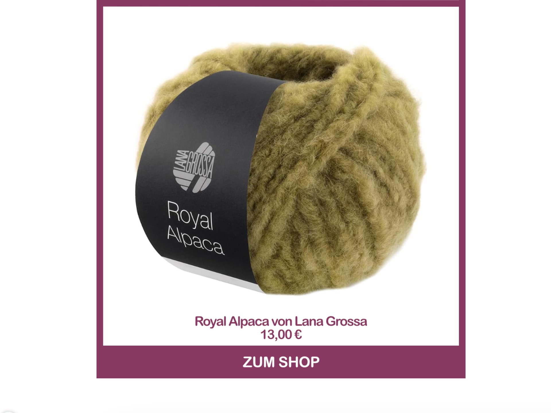 Royal Alpaca von Lana Grossa Strickgarn Royal Alpaca von Lana Grossa