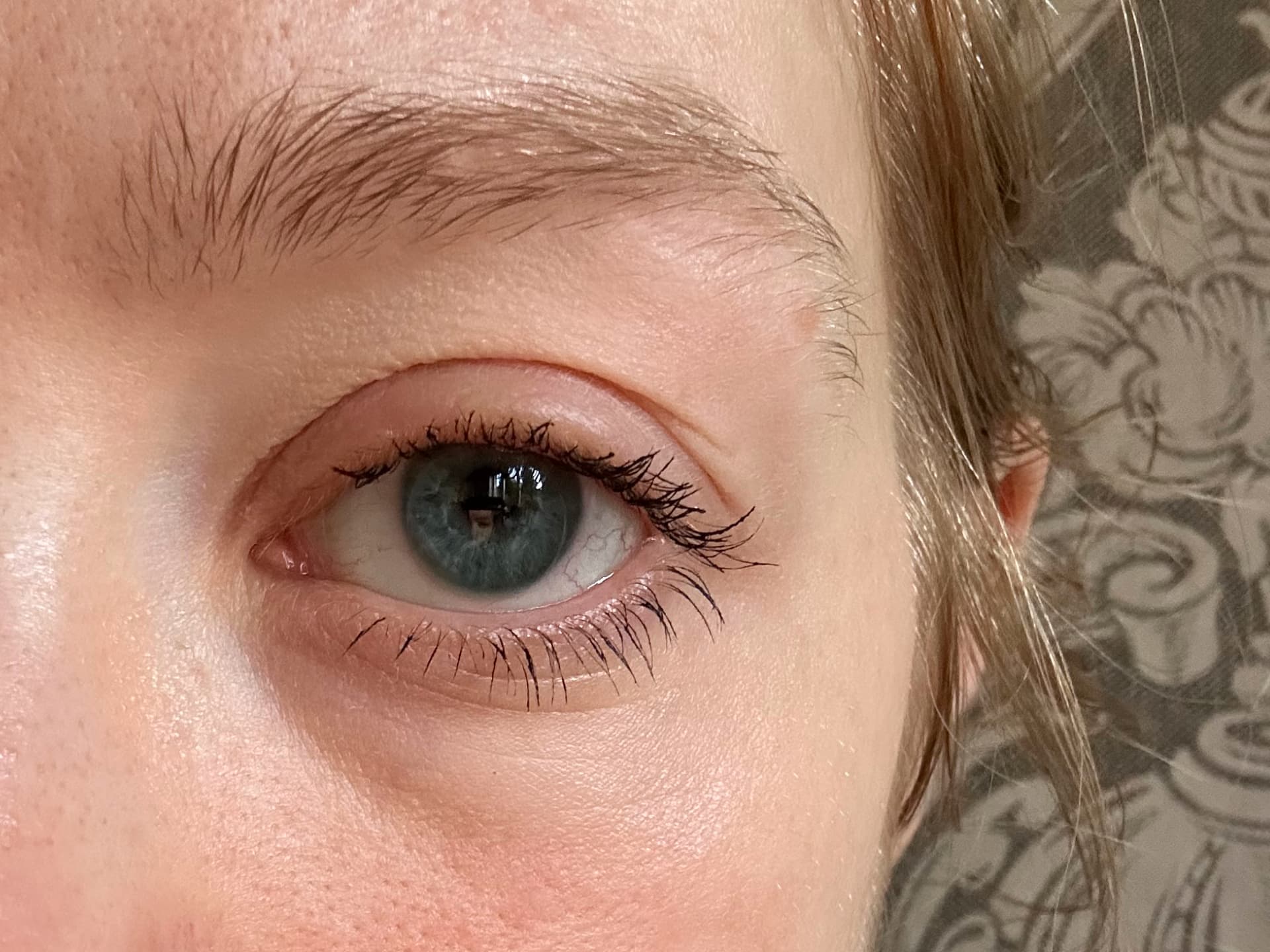 Die Wimpern vor der Anwendung mit dem Calisi Curler. Meine Wimpern vor der Anwendung mit dem Calisi Curler