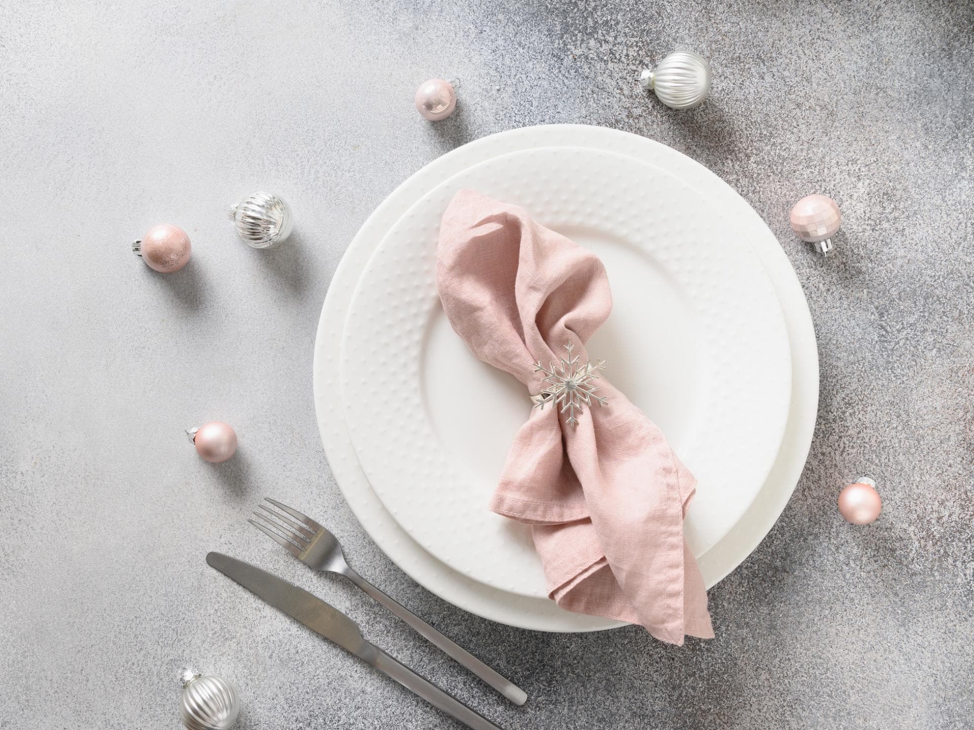 Serviettenring basteln für Weihnachten Serviettenring mit Schneeflocke