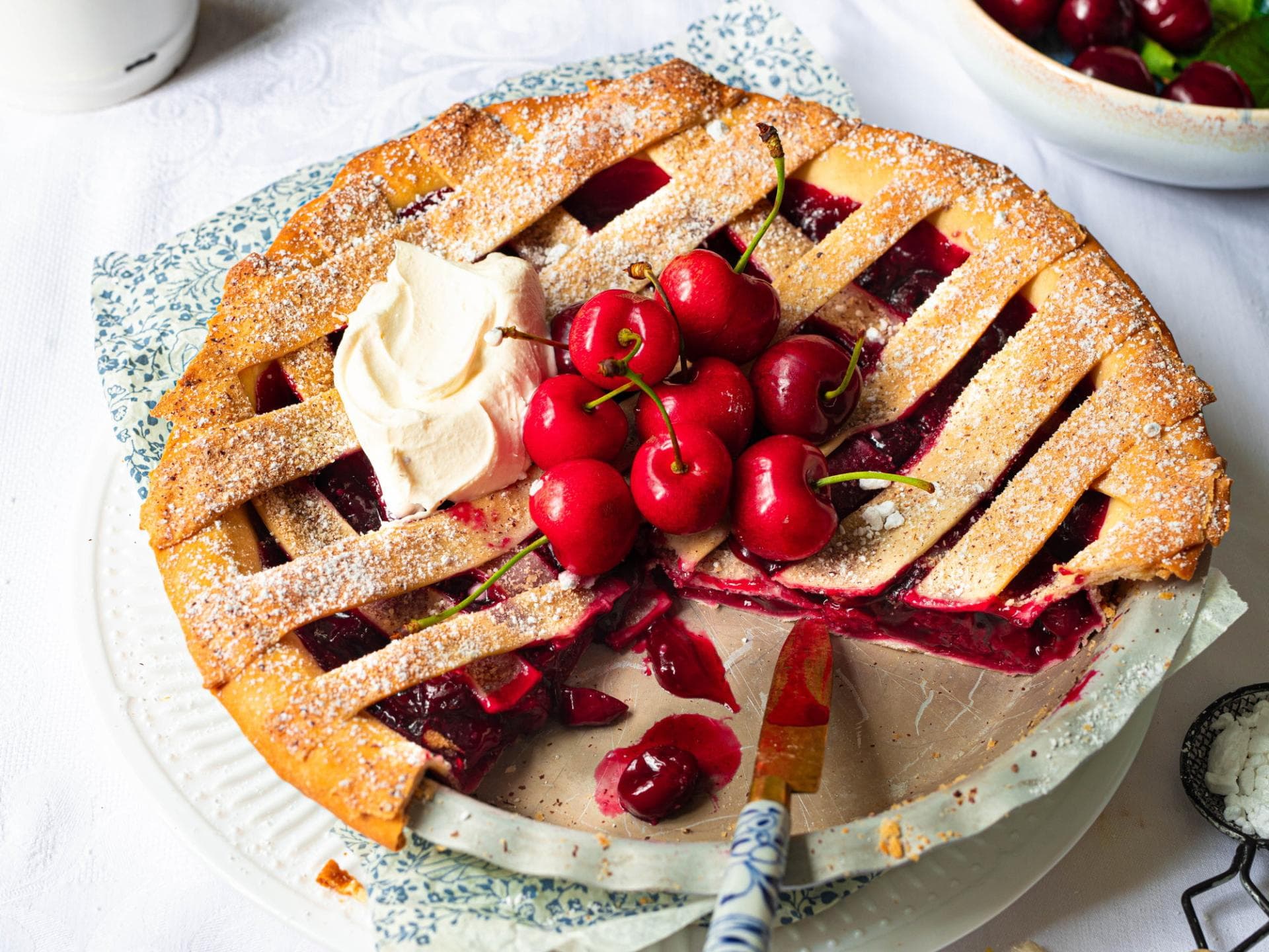 Haselnuss-Kirschtarte Haselnuss-Kirschtarte
