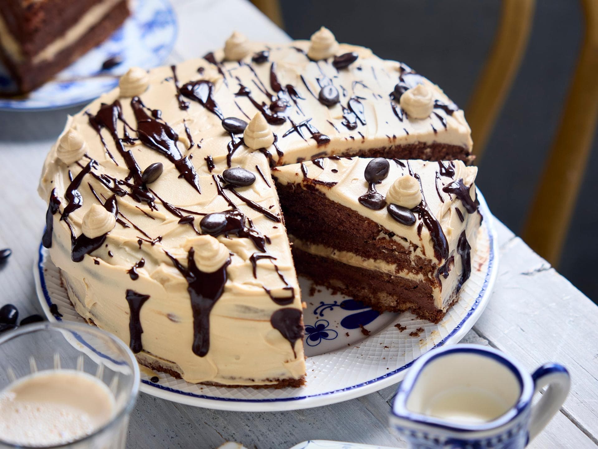 Mokka-Dripping-Torte Mokka-Dripping-Torte