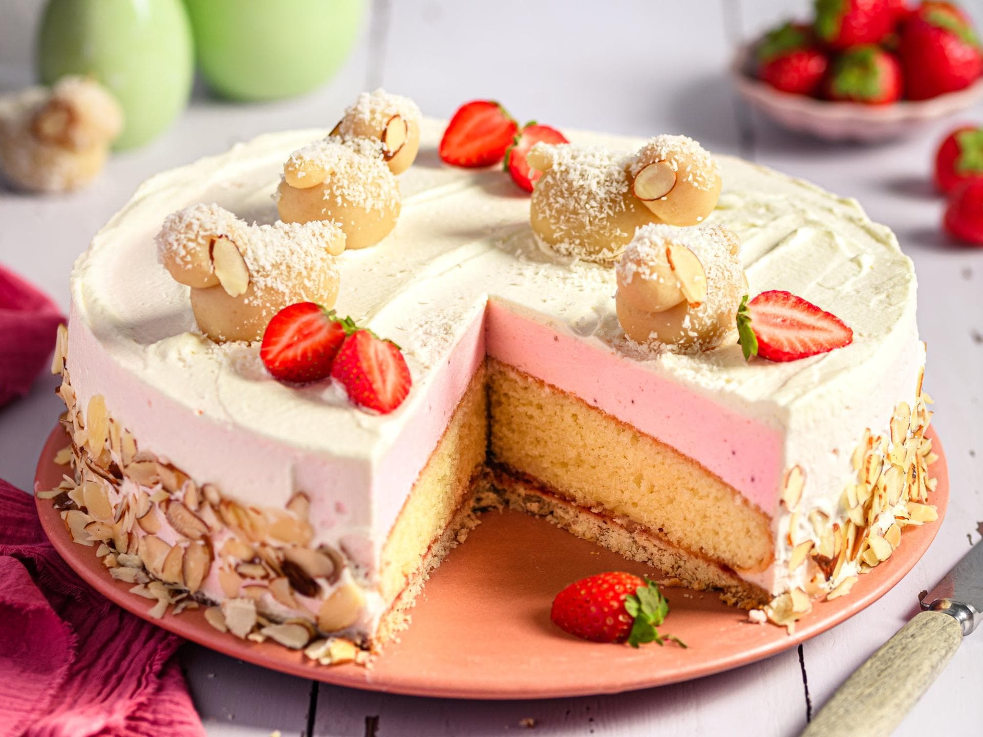 Erdbeer-Ostertorte Erdbeer-Ostertorte