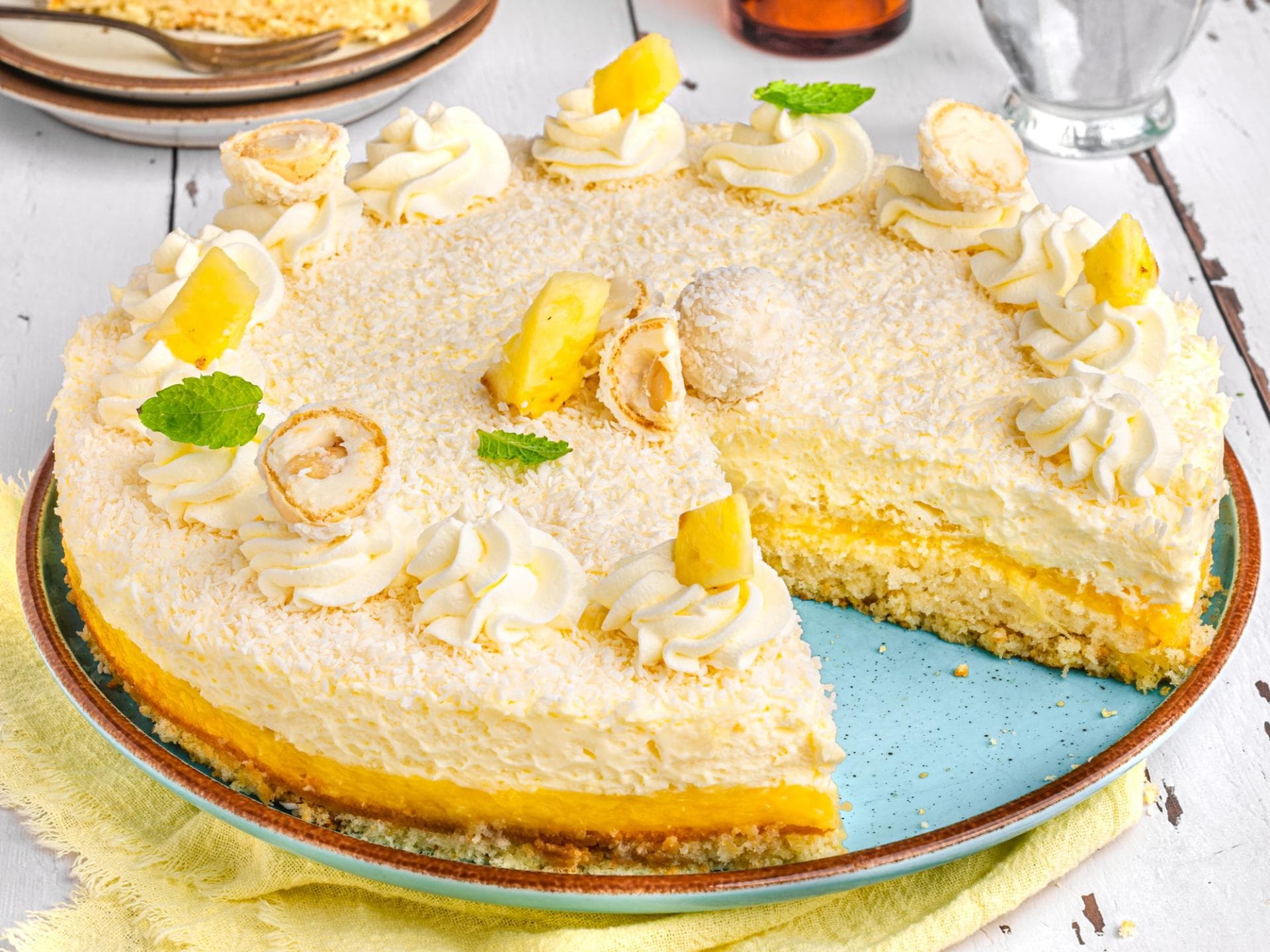 Kokos-Ananas-Kuchen Kokos-Ananas-Kuchen