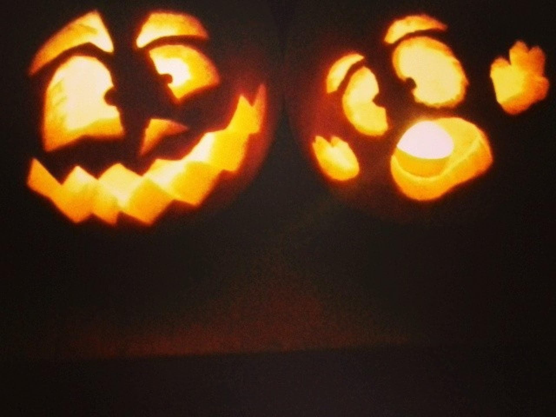 Kürbisgesicht schnitzen Kürbisgesicht